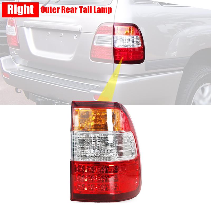 High Quality Car Rear Tail Light Assembly Fit For Toyota Land Cruiser 1998-2007 Reverse Light Brake Signal Lamp Car Accessories