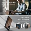 Für Samsung Galaxy Note20 Hülle JEEHOOD J09 RFID-blockierender Kartenhalter Leder-Rückseite Handyhülle Magnetische Hülle