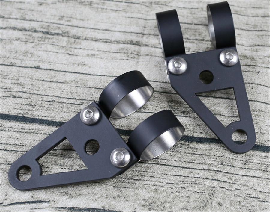 4mm Steel Headlight Bracket Turn Lights Bracket Mount Holder For 41mm Fork 75mm