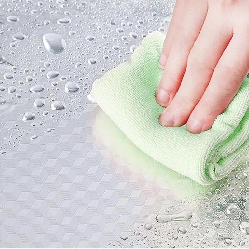 2/5/10 Meters 3D Aluminum Foil Adhesive Paper Roll Waterproof Protection For Kitchen And Stove