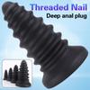 Super Large Screw Nail Butt Plug Men's and Women's Back Court Expansion Masturbation Device Bold Thread Easy To Insert Easy Climax SM Sex Toy