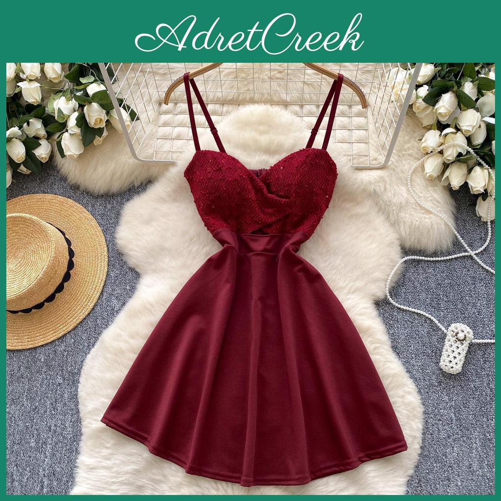 Summer Sexy Vneck Spaghetti Women Strap Mini Short Sexy Club Party Dresses