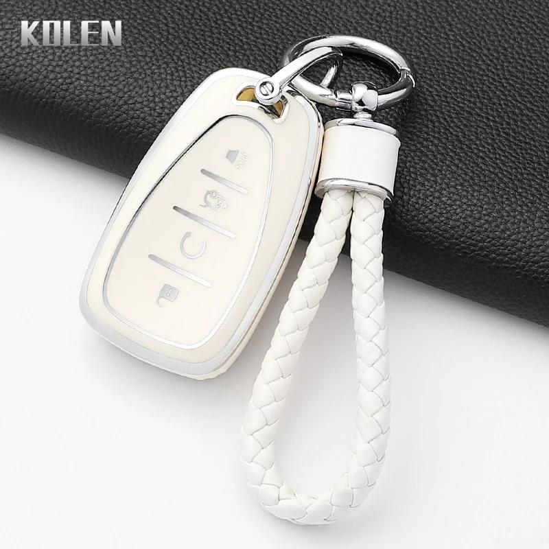 Fashion Tpu Car Key Case Cover For Chevrolet Malibu Blazer Traverse Seeker Onix Equino Volt Bolt Trax Orlando Cruze Spark Sonic