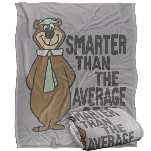 Yogi Bear Smarter Than Average Blanket