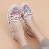 Women's cloth Shoes 2026 Summer New Lazy footwear Casual breathable mom shoes Shallow mouth ethnic style Ladies flats Zapatos