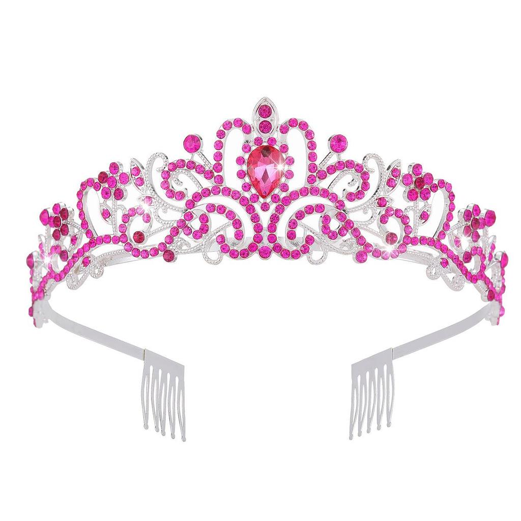 Crystal Diamond Bridal & Birthday Crown Hair Accessories