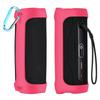 Silicone Travel Carrying Pouch with Carabiner Waterproof Speaker Protective Case Adjustable Strap Portable for JBL Flip 6/Flip 5