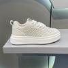 Summer new breathable mesh soft bottom low-top casual lace-up lightweight board bm