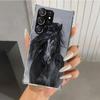Animal Black Horse Phone Case for Samsung Galaxy S26 S24 S23 Ultra S25 Edge S22 S21 Plus S20 FE + Soft Print Shell Funda Galaxy