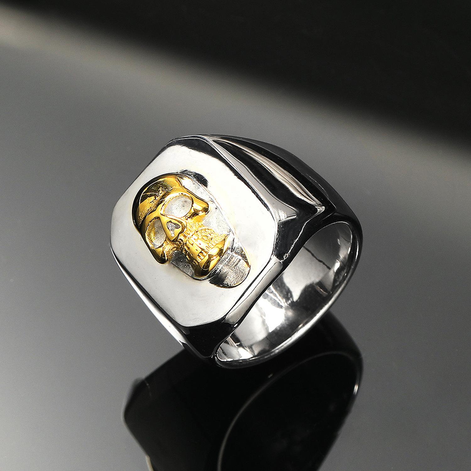 2026 Ювелирные изделия, Европейский и Американский Ретро Старый и Доминирующий Мужские Ювелирные Аксессуары Вечеринка Подходящий Подарок Кольцо No. 7