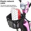 Motorcycle Cargo Net High Elastic Double Layer Motorcycle Net for Helmet Storage Bungee Cargo Net with 4 Hooks Luggage Net
