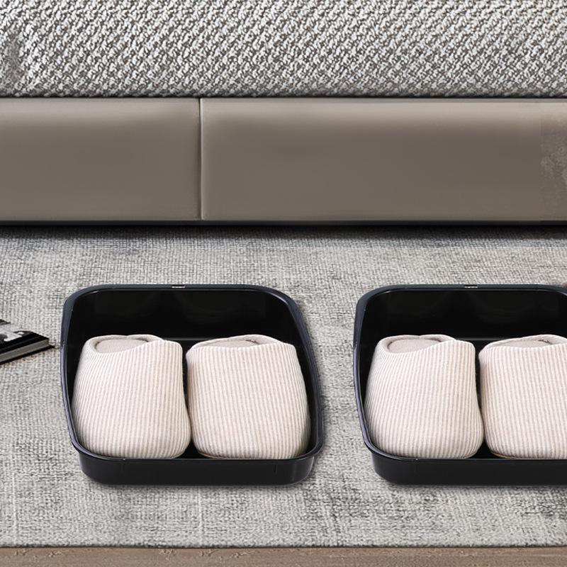Car Shoe Storage Tray Multifunctional Vehicle Organizer Durable Under Seat Interior Accessory For Shoes Small Items