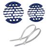 2Pcs Cable Organizers Tool 30 Holes Networks Cable Combs Networks Room Cables Management Tool Cord Holder Enduring