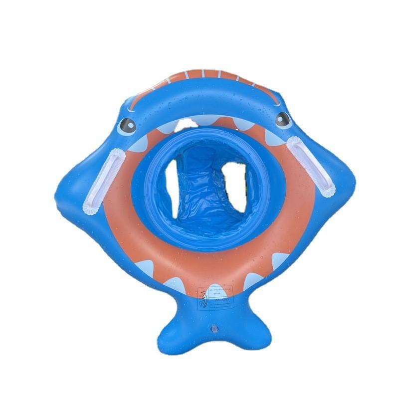 

Cute Cartoon Shark Kids Swim Ring Inflatable Float Ring Underarm Children s Lifebuoy Wholesale 0-3 Years