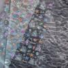 Laser Sliver Star Ocean Dolphin Whale Shoal of Fish Bubbles Sea Marine Organisms Nail Art Sticker Self Adhesive Manicure Decal