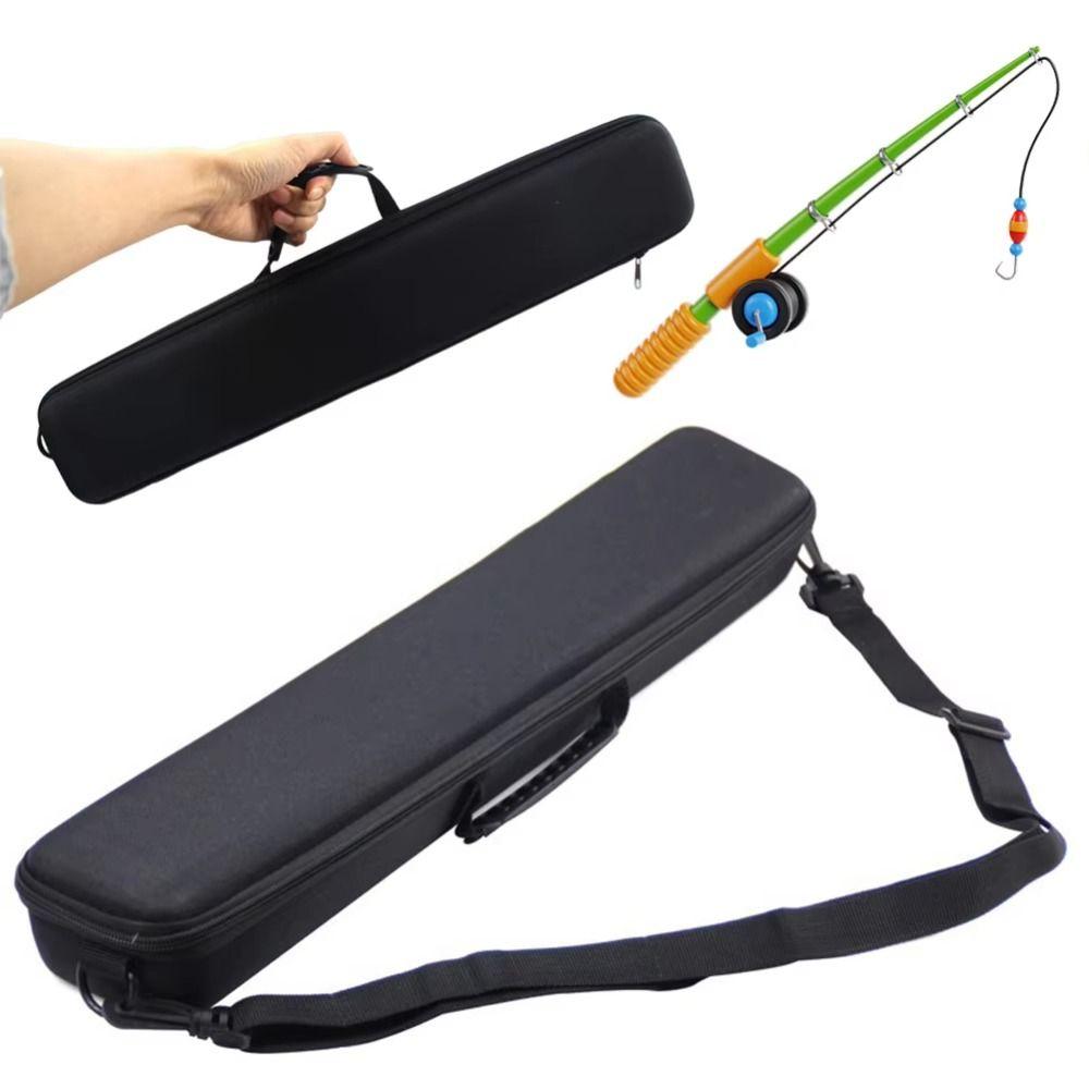 Hard Shell Fishing Rod Bag With Shoulder Strap Fishing Rod Holder Carry Bag for Rod  Fishing Tools