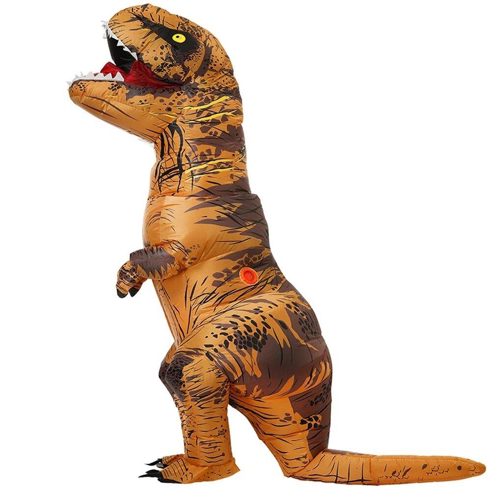 T-Rex aufblasbar aus Tyrannosaurus Dinosaurier Kostüm Kind Kinder Erwachsener Rollenspiel Ausgefallen Halloween Maskottchen Party Bekleidung