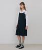 Tudument Pleated Long Dress Black