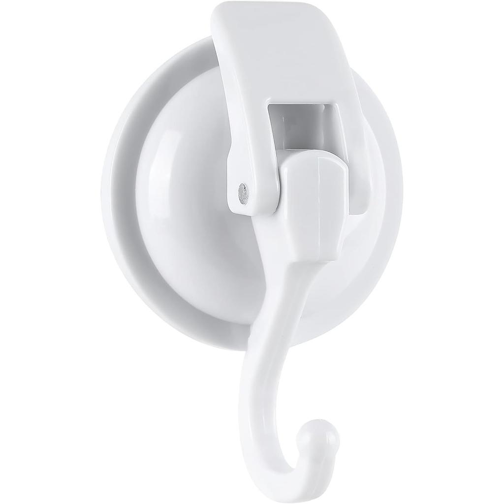 1 confezione Ganci a Ventosa Resistenti, Placcati Argento Lucidati Super Aspirazione per Cucina Bagno