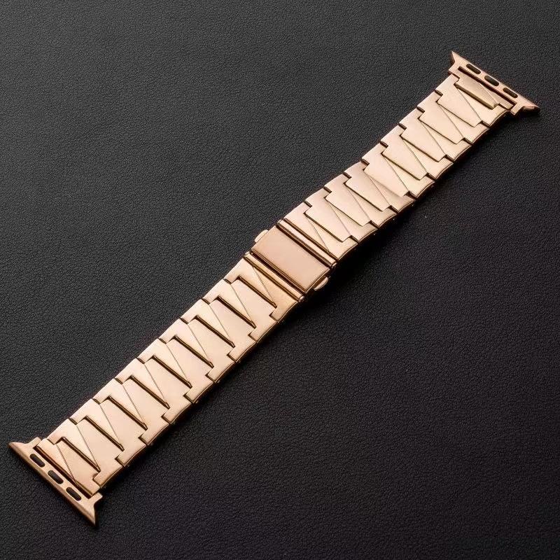 Metal Strap for Apple Watch 45mm 44mm 49mm 40mm 41mm 42/38mm Bracelet Band for Iwatch Series 6 7 8 SE 5 Replacemen Wristband