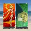 Cyberpunk Anime D-Demon Lord2099 Towel Microfiber soft Beach Towel for Travel Fitness Sauna Bathing Camping