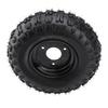 13x5 6 13x5.00 6 Tire 4 Ply Tubeless 3 Stud 6 Inch Rubber Tire with Rim for ATV Quad Off Road Go Kart Golf Cart Mini