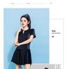 Women's Sport One-Piece High-End Conservative Slimming Swimsuit Dress for Vacation