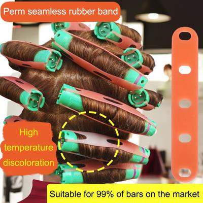 10/20Pcs Perm Rubber Band Heat Resistant Traceless Digital Cold Rods Rubber Bands Elastic Hair Rings Hairpins
