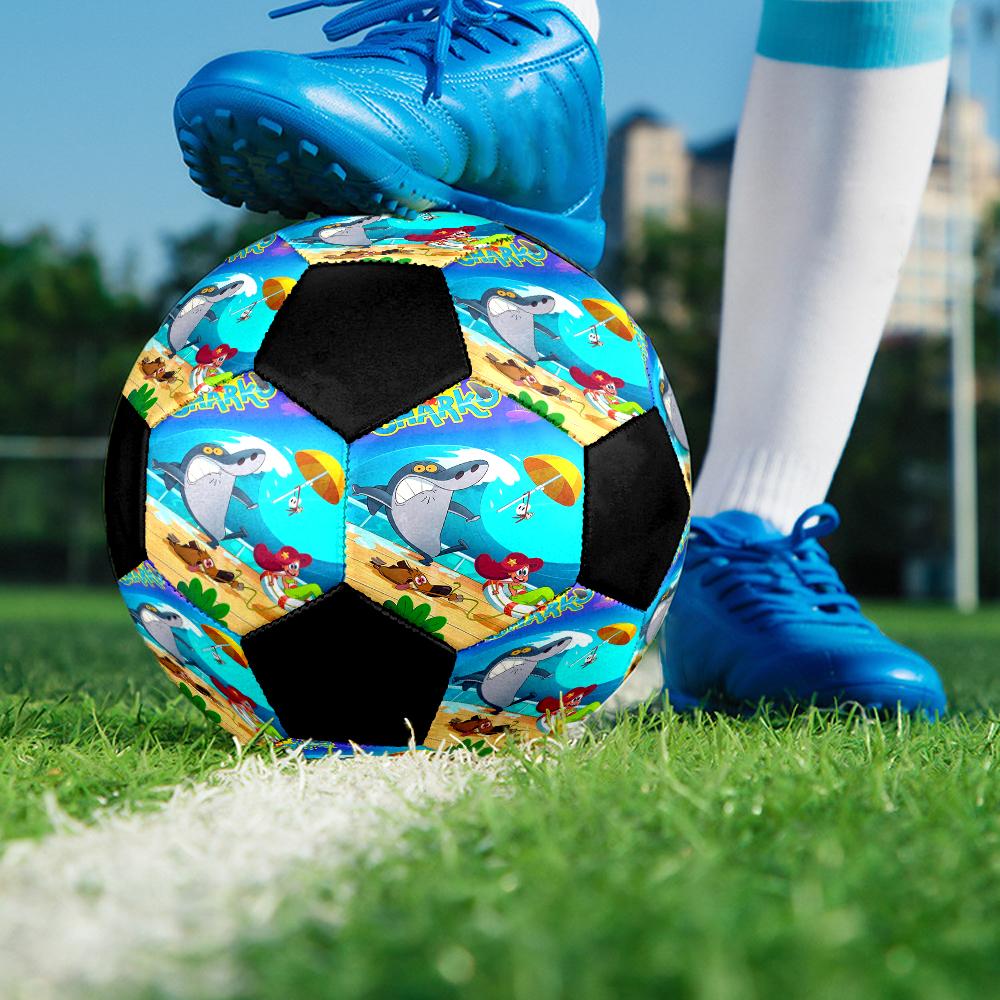 Zig & sharko Theme Size 5 Soccer Ball, Suitable for Both Indoor and Outdoor Matches, a Gift Suitable for Everyone.