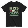 Kiss My Grass Funny Lawn Mowing T Shirt Gardening Lawnmower