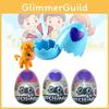 4 Piece Kids Dinosaur Hatch Eggs Magical Creature Hatching Christmas Toys