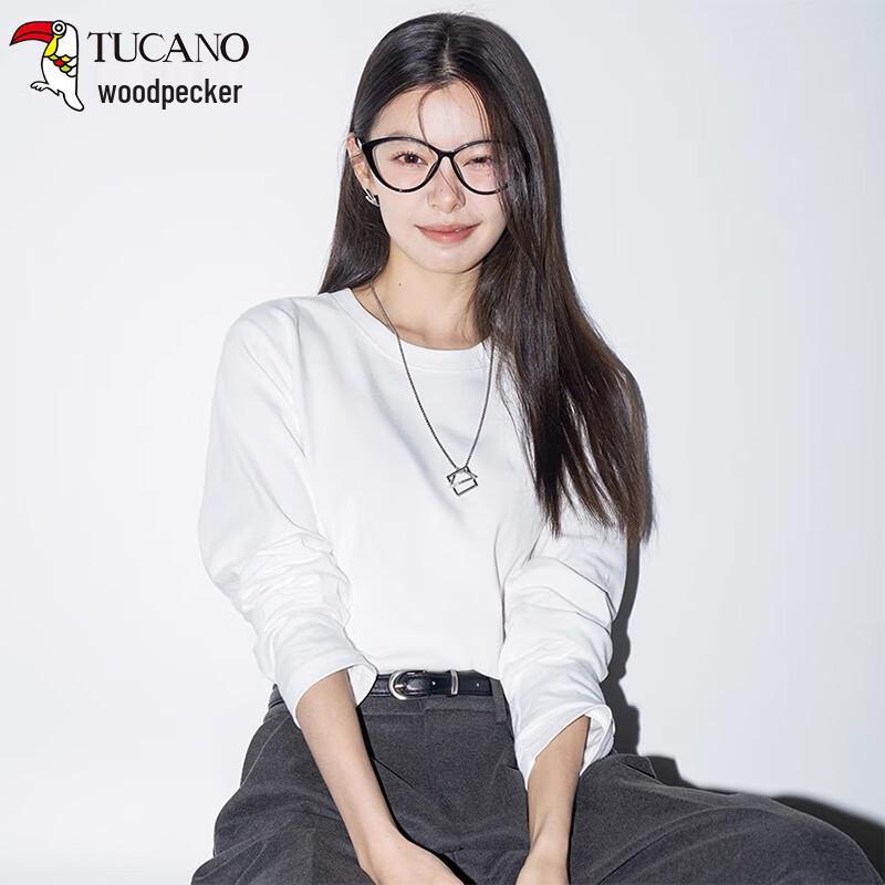 Woodpecker Unisex Pure Cotton Long Sleeve T-Shirt S 2090₽