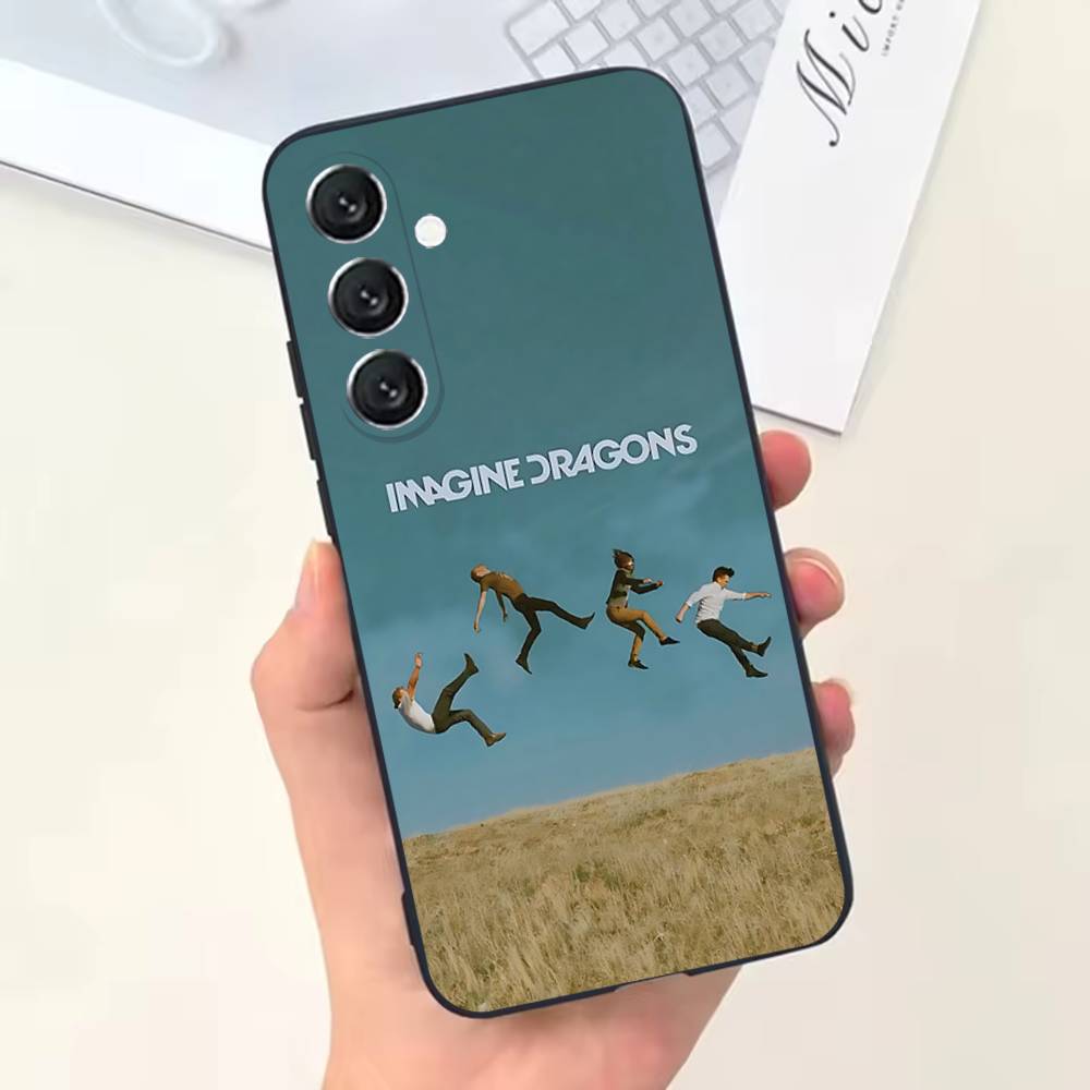 I-Imagine Dragons Loom Band Phone Case For Samsung Galaxy A13,A21s,A22,A31,A32,A52,A53,A71,A80,Soft Black Shell