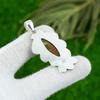 Marquise Ocean Jasper Stone Bezel Engagement Trendy Pendant 925 Sterling Silver