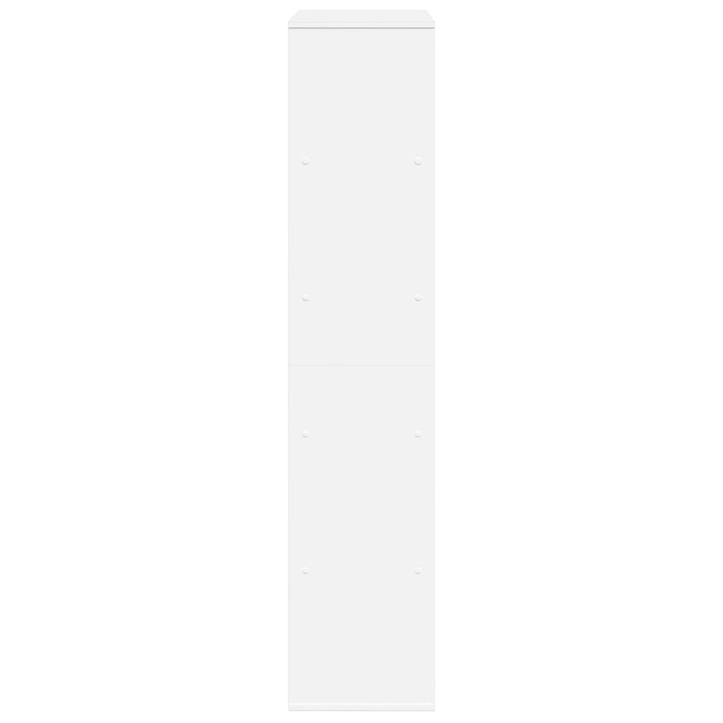 White Bookshelf 100 x 33 x 156.5 cm Engineered Wood