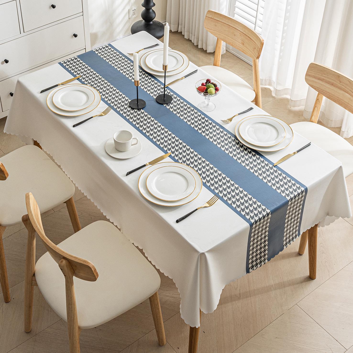 

Водонепроницаемая скатерть для кофе из ПВХ в этническом стиле - прямоугольный китайский дизайн 90*140cm (Oilproof)