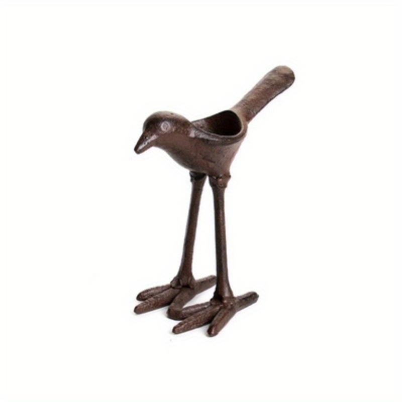 Sfeșnic din Fontă Rustic Creativ pentru Cină Decor Retro Lampă cu Ulei Exterior Recuzită Veche Pasăre Decor Acasă