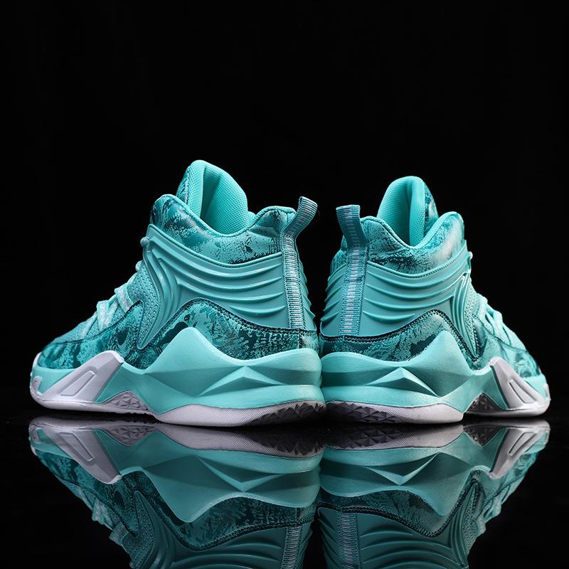 2026 Spring New Men's Shoes Colorful High Top Breathable Men's Casual Sports Shoes Trendy and Versatile Basketball Shoes