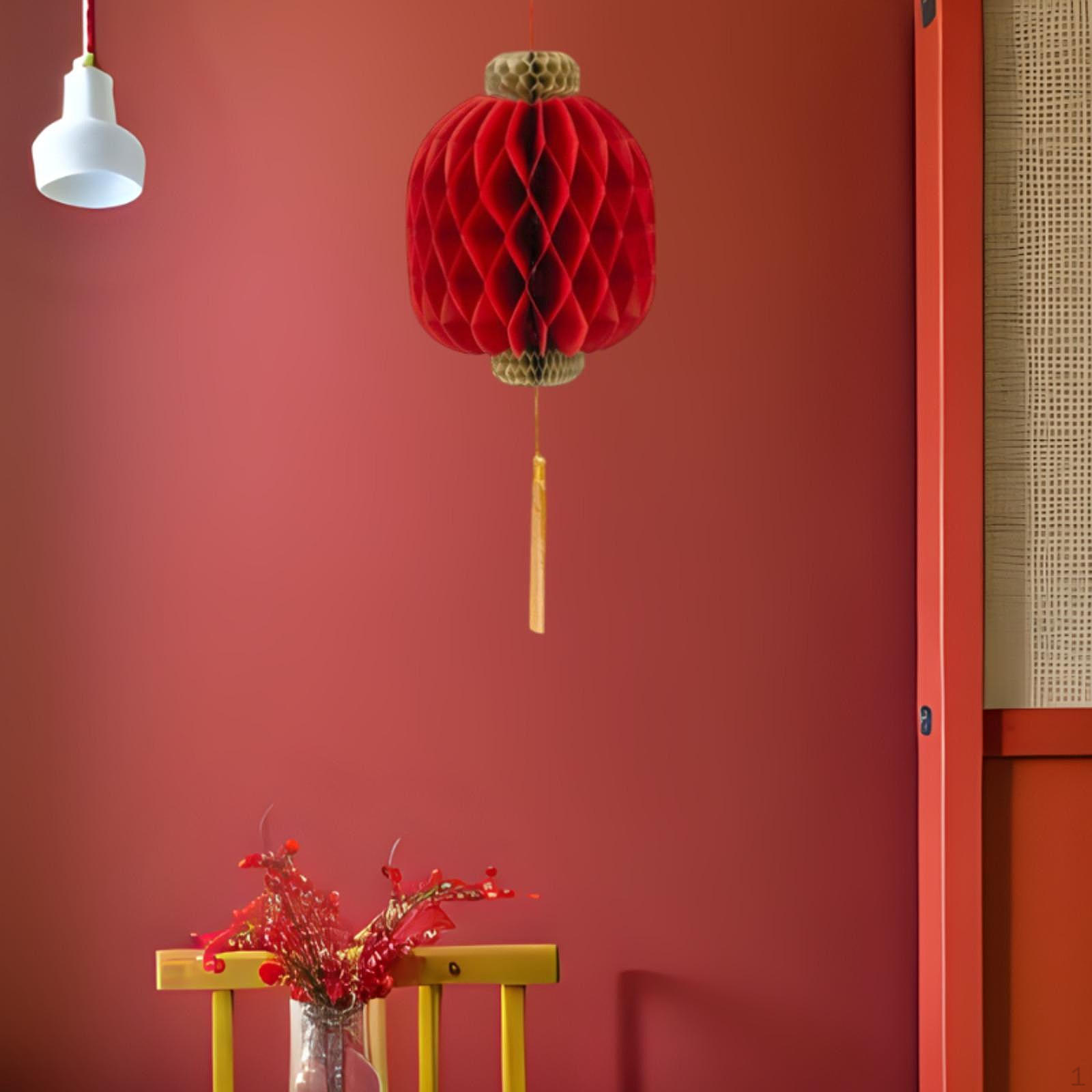 

Китайский новогодний фонарь из красной бумаги для празднования свадьбы в фермерском доме Oval