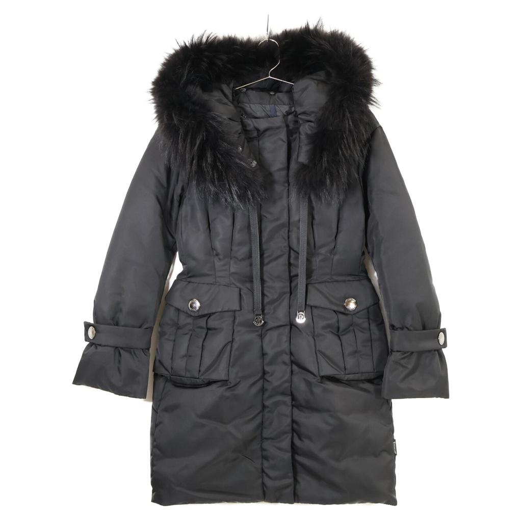 Moncler [Krajowy regularny] NIGER kurtka puchowa z kapturem płaszcz 0 czarnyUżywany