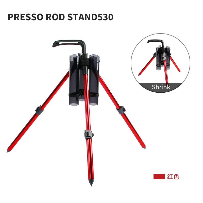 Portable Fishing Rod Tripod Stand Aluminum Alloy Rod Holder Support Bracket Pole Stand Fishing Accessories Outdoor Tools
