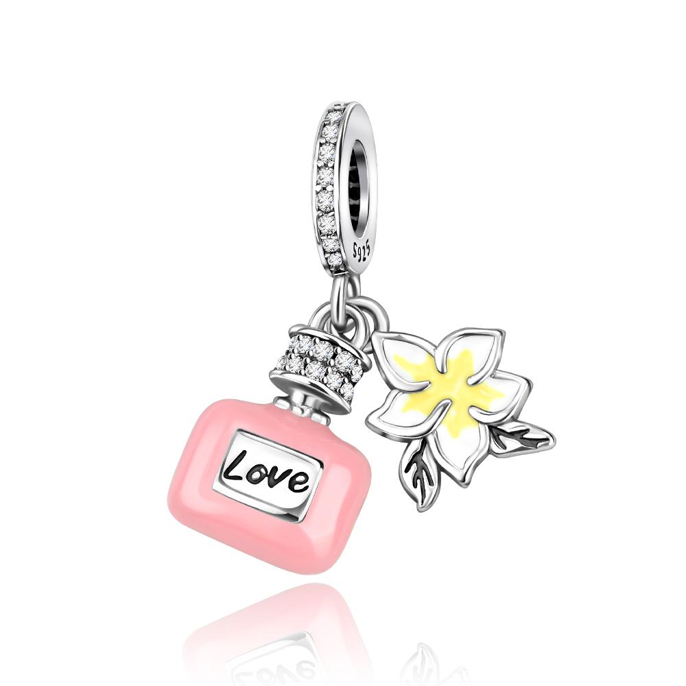 Boutique Copper Colorful Perfume Beads Charm Fits 3Mm Original Bracelet Lovely Jewelry Accessories Gifts