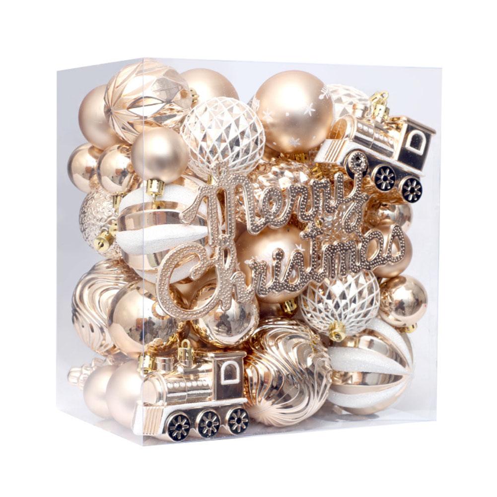 

Рождественские шары, украшения из окрашенного пластика, подвесные украшения для рождественской елки, украшения для свадебной вечеринки, рождественские украшения шампанского