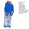 2 Pcs/Set Women Blouse Pants Set Elastic Off Shoulder Leisure Chic Stretchy Waist Outfit Female Garment