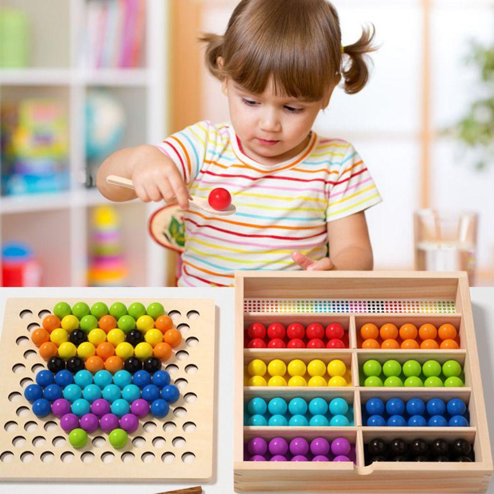 Puzzle Bead Color Matching Game Rolling Bead Color Sorting Game Birthday Gifts