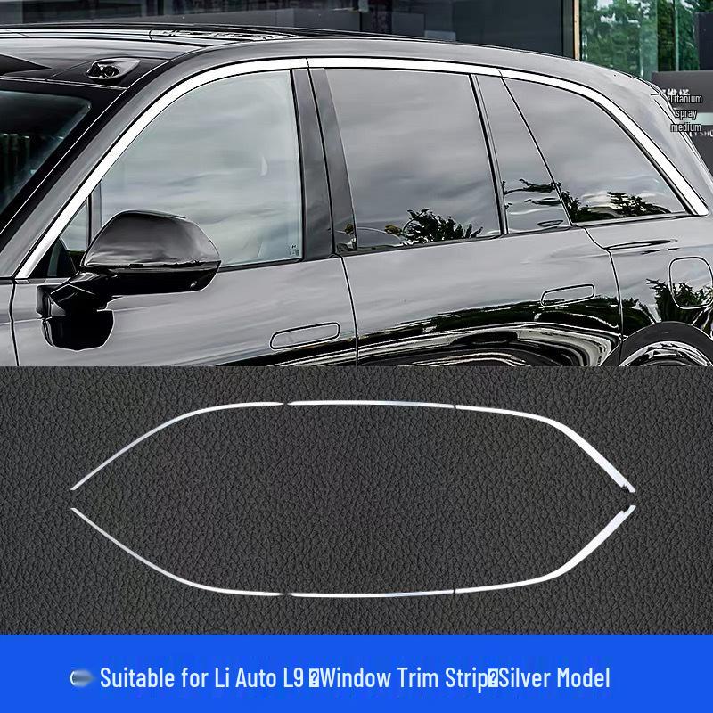 NIO L90 Car Window Bright Strips & Door Edge Blackout Kit