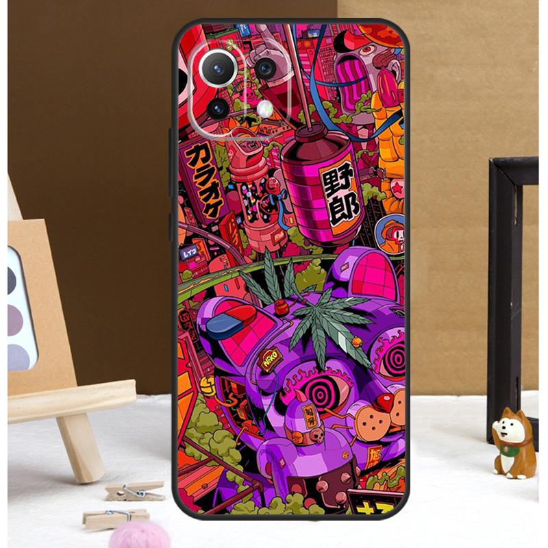 Colourful Psychedelic Trippy Art Case For Xiaomi 15 14 Ultra 13T 14T 15T 17 Pro Max POCO F7 Pro F5 F6 X5 X6 X7 F8 Ultra Cover