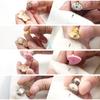 Factory Supply Brooch Accessories Round Blank Nail Locking Pin Metal Crafts Solid Brass Butterfly Clutch Pin Back