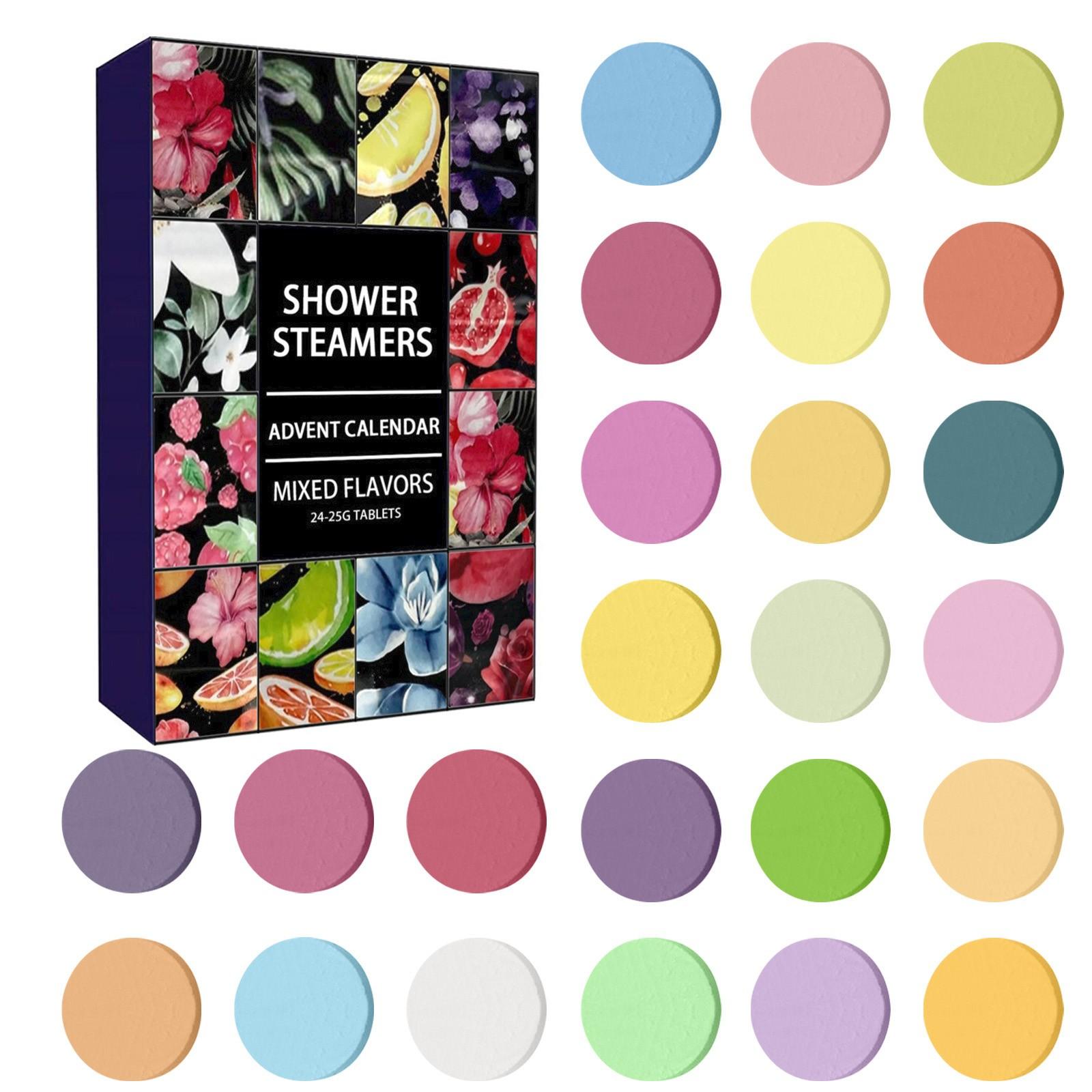 

Рождество 2024 Рождественский праздничный адвент-календарь Адвент-календарь Набор для паровой ванны Набор для ароматерапии и СПА