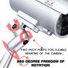 Fake Security Camera Anti-theft Angle Adjustable Universal Wireless Dummy Simulation CCTV Surveillance Camera for Home
